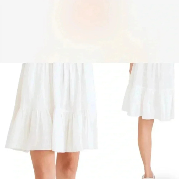 Madewell Puff-Sleeve Drawstring Mini Dress - Picture 2 of 9